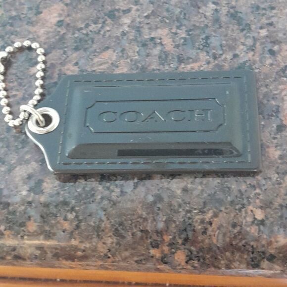 Coach Rare Resin Hangtag...EUC  - Picture 1 of 4